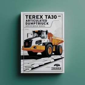 TEREX TA30 ARTICULATED DUMPTruck Manual de servicio y reparación