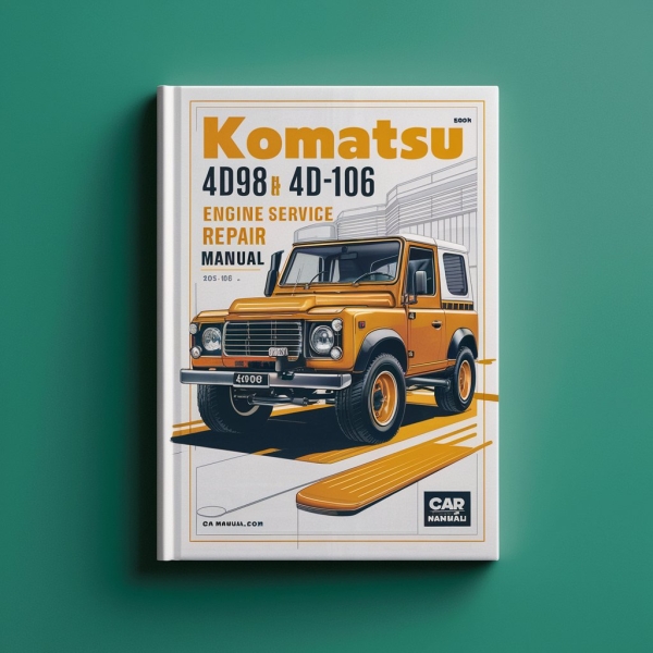 Komatsu 4D98 4D106 S4D106 Engine Manual de servicio y reparación