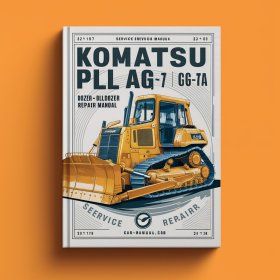 Komatsu D20PL PLL AG-7; D20P PG-7A; D21A S AG QG-7; D21PG-7A Dozer Bulldozer Manual de servicio y reparación
