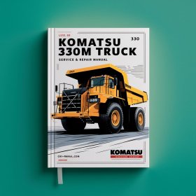 Komatsu 330M Dump Truck Manual de servicio y reparación