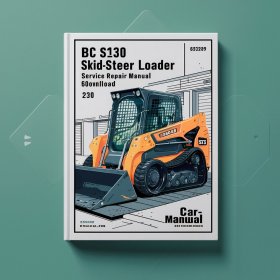 BC S130 Skid-Steer Loader Manual de servicio y reparación 69870329-08