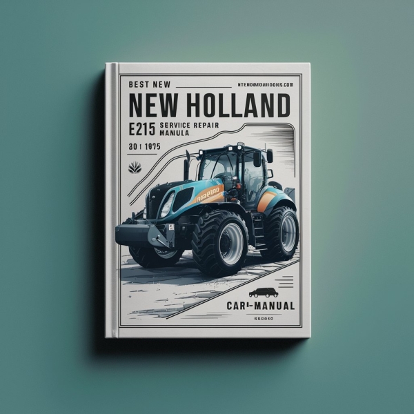 Best New Holland E215 Crawler Excavator Manual de servicio y reparación