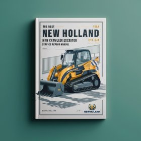 Best New Holland E18SR Mini Crawler Excavator Manual de servicio y reparación