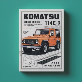 Komatsu 114E-3 Series Diesel Engine Workshop Manual de servicio y reparación 2008