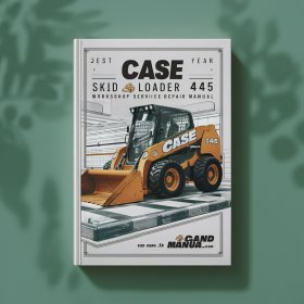 Case Skid steer loader 445 Workshop Manual de servicio y reparación
