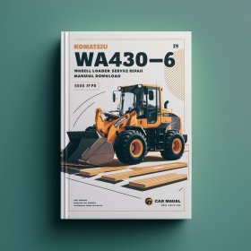 Komatsu WA430-6 Wheel Loader Manual de servicio y reparación -65001 and up