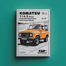 Komatsu 114E-3 Series Diesel Engine Workshop Manual de servicio y reparación