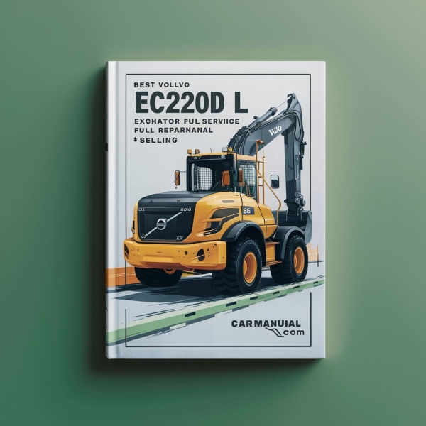 Best Volvo EC220D L EC220DL Excavator Full Manual de servicio y reparación # SELLING