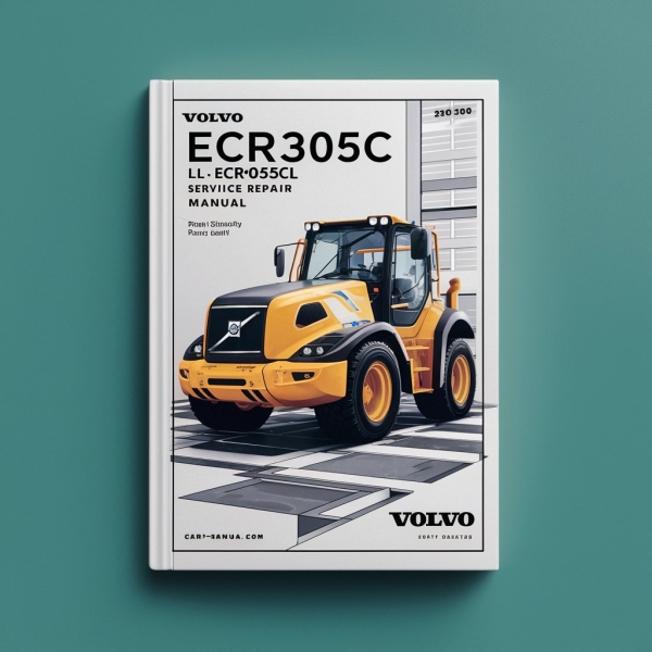 VOLVO ECR305C L ECR305CL Excavator Manual de servicio y reparación