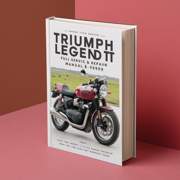 TRIUMPH LEGEND TT 900 Full Manual de servicio y reparación 1998-1999