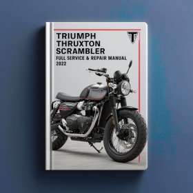 TRIUMPH THRUXTON SCRAMBLER Full Manual de servicio y reparación 2006-ONWARDS