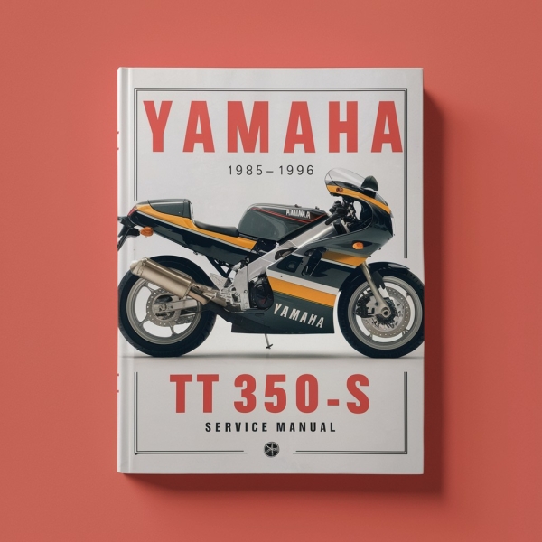 Yamaha TT 350S 1985-1996 Manual de servicio y reparación