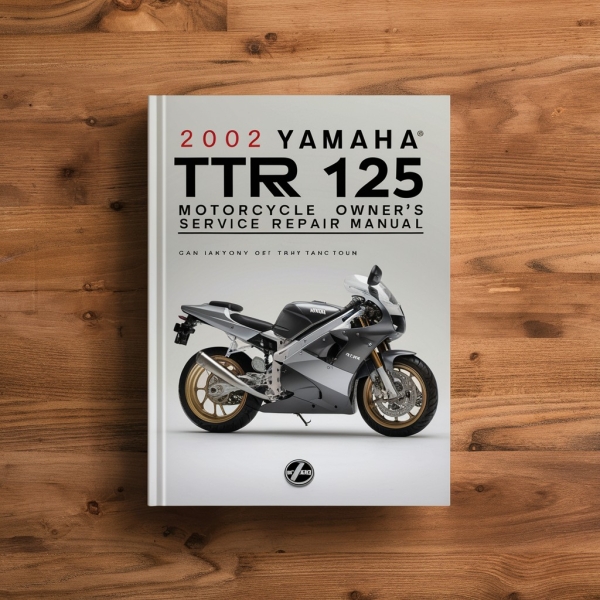 2002 Yamaha TTR 125 Motorcycle Owner‘s Manual de servicio y reparación