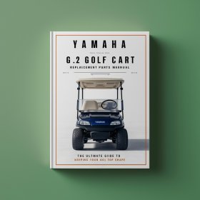 Yamaha G2 A E GOLF CART Replacement Parts Manual
