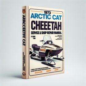 1973 Arctic CAT CHEETAH  Snowmobile Manual de servicio y reparación