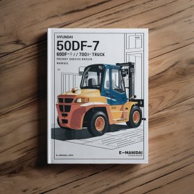 Manual de Servicio y Reparación de la Carretilla Elevadora Hyundai 50DF-7, 60DF-7, 70DF-7 (Descarga Instantánea PDF)