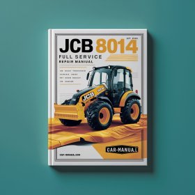 Manual de Reparación Completo JCB 8014 Mini Excavadora (PDF)