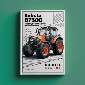 Kubota B7300 Tractor Factory Manual de servicio y reparación PDF Download