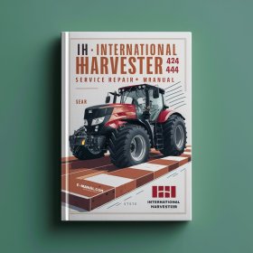 Manual de Servicio IH International Harvester 424 444 (PDF)