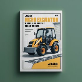 JCB Micro Excavator Workshop Manual de servicio y reparación PDF Download