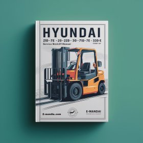 Manual de Servicio y Reparación de Montacargas Hyundai 20D-7E, 25D-7E, 30D-7E, 33D-7E (PDF)