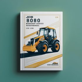 JCB 8080 Midi Excavator Workshop Repair Service Manual PDF Download