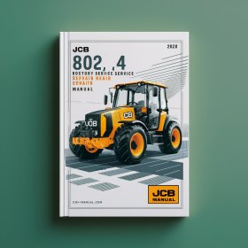 JCB 802 802.4 802 Super Factory Manual de servicio y reparación PDF Download