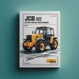 JCB 802 Factory Manual de servicio y reparación PDF Download