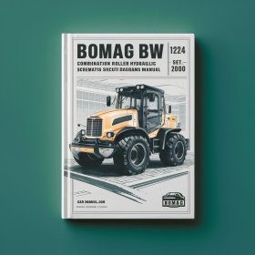Manual de esquemas hidráulicos y diagramas de circuitos de la compactadora combinada BOMAG BW 120-4 (PDF)