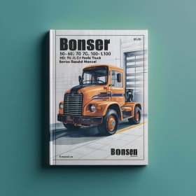Manual de Servicio y Reparación para Carretillas Elevadoras Bonser 50, 60, 70, 90, 100 D HD TC LS 45, 75 - PDF