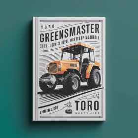 Manual de Servicio y Reparación Toro Greensmaster 3000 3000-D PDF