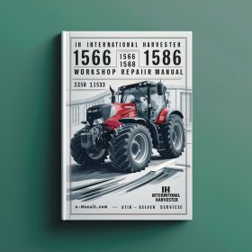 Manual de Servicio y Reparación para Tractores IH International Harvester 1566, 1568, 1586 (PDF)