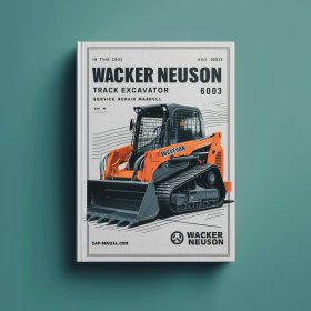 Wacker Neuson Track excavator 6003 Manual de servicio y reparación PDF Download