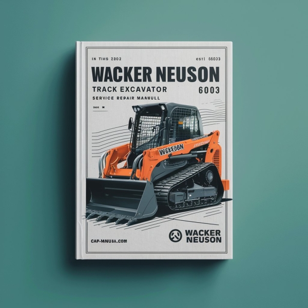 Wacker Neuson Track excavator 6003 Manual de servicio y reparación PDF Download