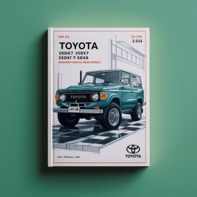 Toyota 2SDK6 2SDK7 2SDK8 2SGK6 Workshop Service Manual PDF Download