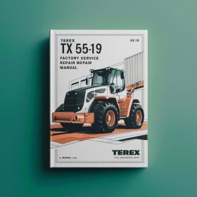 Manual de Servicio y Reparación de Fábrica Terex Tx 55-19