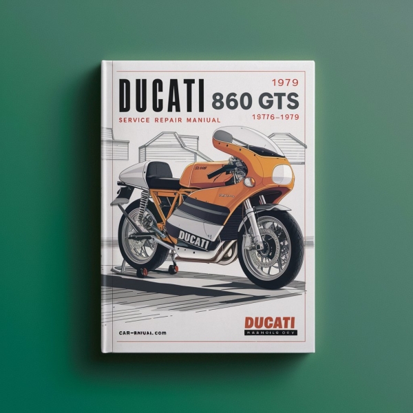 Ducati 860 GTS 1976-1979 Manual de servicio y reparación
