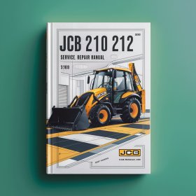 JCB 210 212 Backhoe Loader Manual de servicio y reparación