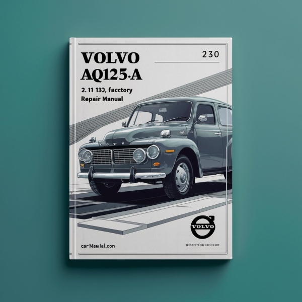Volvo AQ125A 2.1 L (130) 4 cyl Factory Manual de servicio y reparación