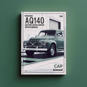 Volvo AQ140 2.1 L (130) 4 cyl Factory Manual de servicio y reparación