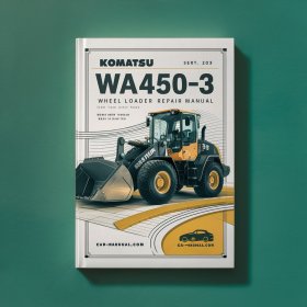 Komatsu WA450-3 Wheel Loader Manual de servicio y reparación