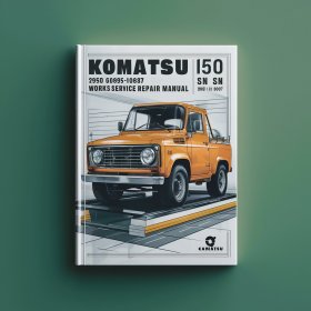 Komatsu 150 FA SN 09695-10827 Workshop Manual de servicio y reparación