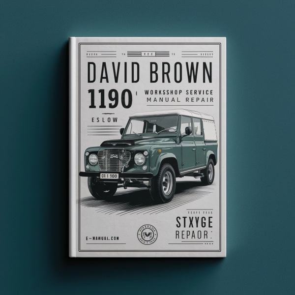 Manual de Servicio y Reparación David Brown 1190