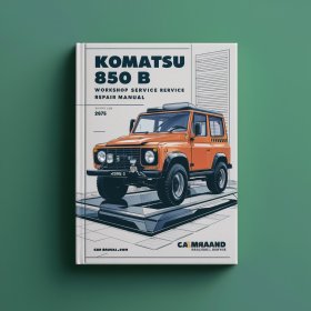 Komatsu 850 B 202575 and up Workshop Manual de servicio y reparación