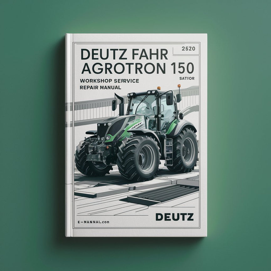 Manual de reparación del servicio del taller del tractor Deutz Fahr Agrotron 150 mk3 Descargar PDF