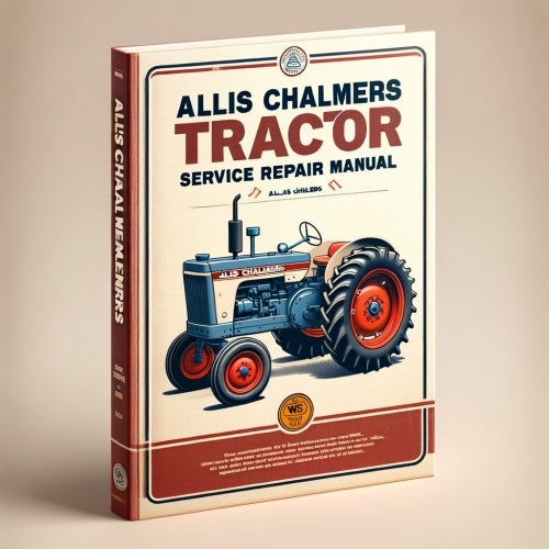 Allis Chalmers Tractor Model 170 WSM Service Manual Réparation PDF Télécharger