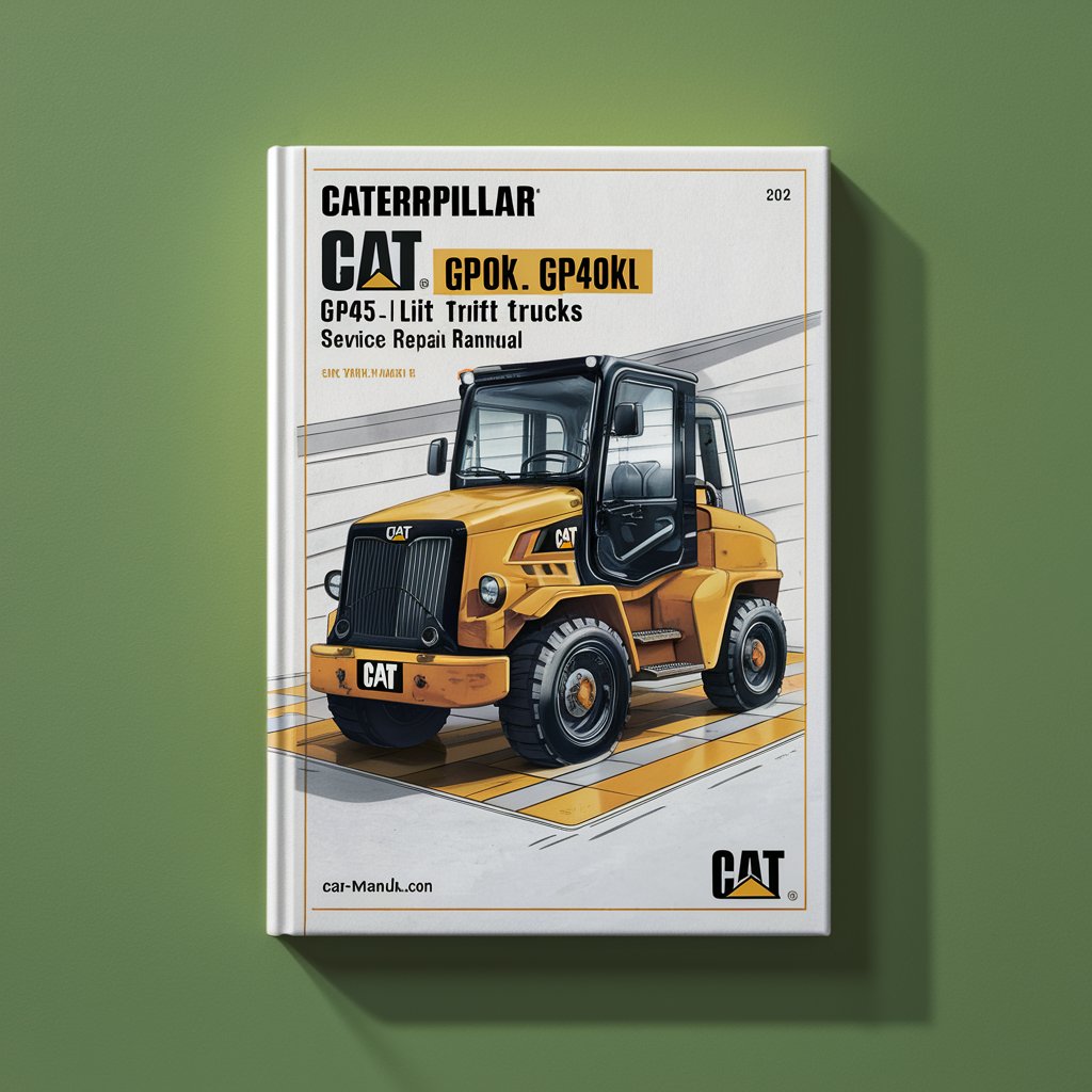 Caterpillar Cat GP40K GP40KL GP45K GP50K Forklift Lift Trucks Service Repair Manual