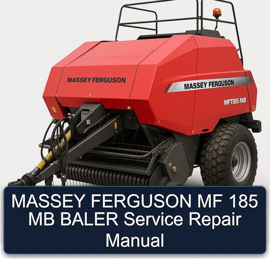 Massey Ferguson MF 185 MB Baler Service Repair Workshop Manual