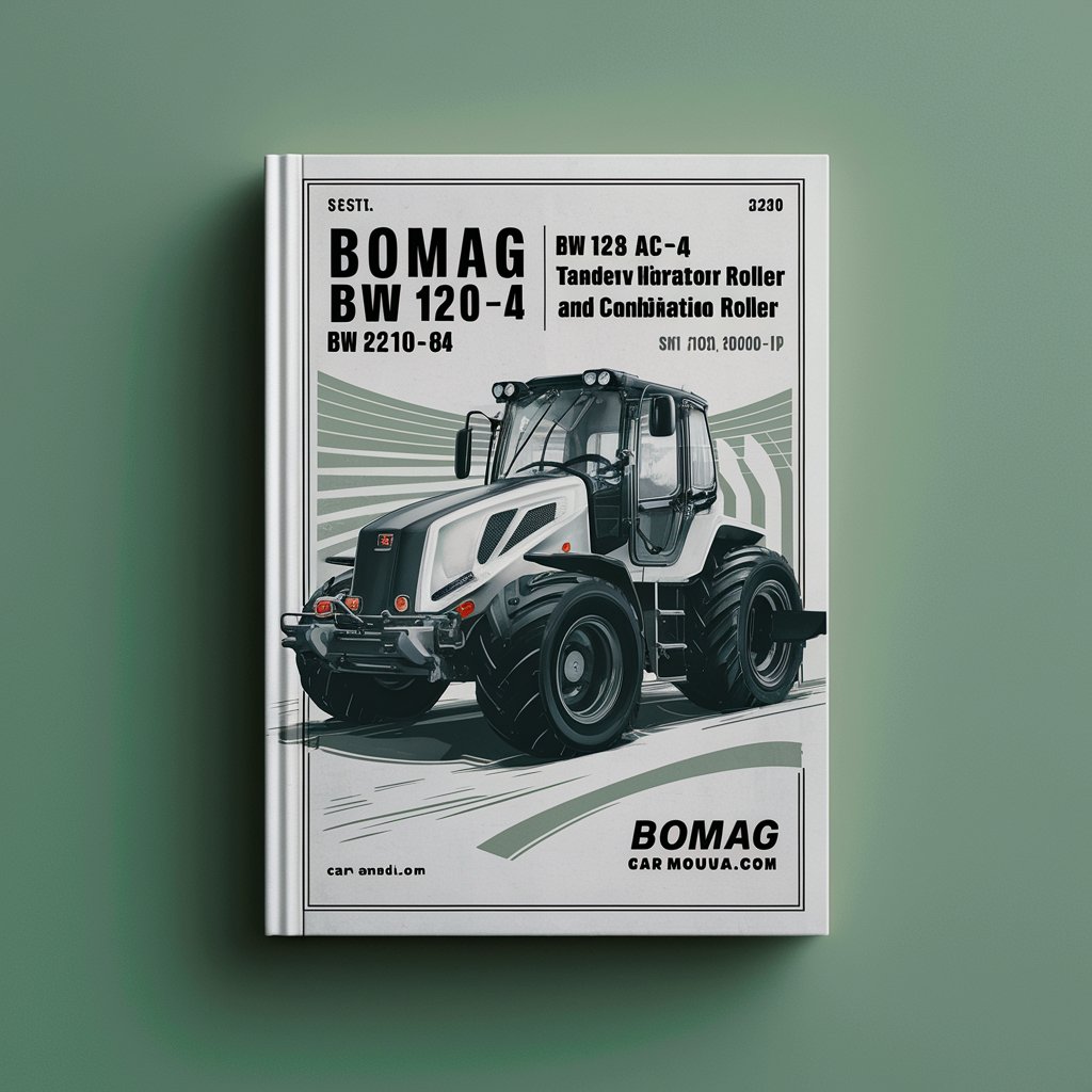 BOMAG BW 120 AC-4 BW 125 AC-4 TAndEM VIBRATORY Roller And COMBINATION Roller SN 10188008 & UP Service Repair Manual