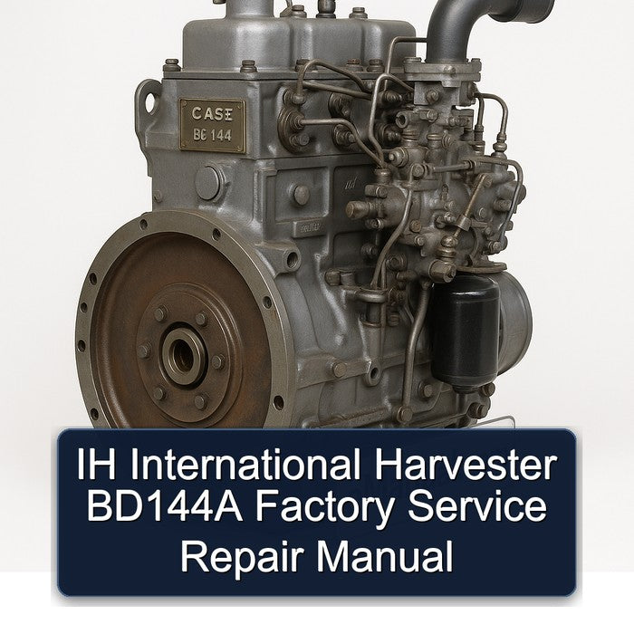 IH International Harvester BD144A Service Repair Workshop Manual PDF